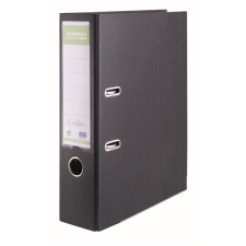 DONAU Iratrendező, 80 mm, A4, PP, élvédő sínnel, DONAU Premium, fekete (D3980FK) mappa