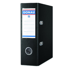 DONAU Iratrendező DONAU Master A/5 75 mm PP/karton fekete irattartó