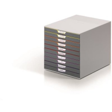 DONAU Irattároló műanyag 10 fiókos VARICOLOR® 10 irattároló szekrény