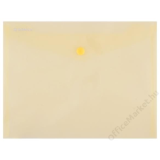 DONAU Irattartó tasak, 240x186x0,18, A5, PP, patentos, DONAU, sárga (D8547S) tasak