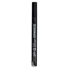 DONAU Lakkmarker, 2,2 mm, S, DONAU &quot;D-oil&quot;, fekete filctoll, marker