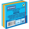 DONAU Neon 50x50mm öntapadó jegyzettömb - 6 színű (250 lap / tömb) (7575041-99)
