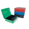 DONAU Pénzkazetta, 25x18x9 cm, DONAU, zöld (D5233Z) (5233001PL-06)