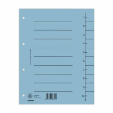 DONAU Regiszter, karton, A4, DONAU, kék (D8610K) irattartó