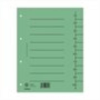 DONAU Regiszter, karton, A4, DONAU, zöld
