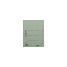 DONAU Regiszter, karton, A4, DONAU, zöld, 100db/cs regiszter és tartozékai