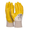 DONAU Szerelőkesztyű, nitril, DONAU "Safety 02", 10/XL méret, sárga