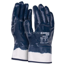 DONAU Szerelőkesztyű, nitril, DONAU &quot;Safety 03&quot;, 11/XXL méret, sötétkék védőkesztyű