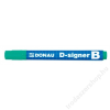 DONAU Táblamarker, 2-4 mm, kúpos, DONAU D-signer B, zöld (D7372Z)