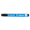 DONAU Táblamarker, 2-4 mm, kúpos, DONAU "D-signer B"", fekete