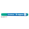 DONAU Táblamarker, 2-4 mm, kúpos, DONAU "D-signer B", zöld