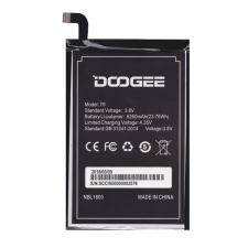 Doogee Akku 6250 mAh LI-Polymer (belső akku, beépítése szakértelmet igényel) HOMTOM HT6 / DOOGEE T6 mobiltelefon, tablet alkatrész