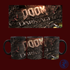 Doom - The Dark Ages bögre (Fekete) ajándéktárgy