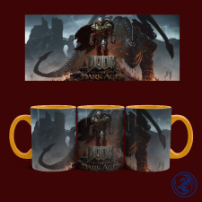 Doom - The Dark Ages - Doomslayer bögre (Narancssárga) ajándéktárgy