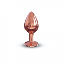 Dorcel Diamond Plug M - alumínium anál dildó - közepes (rózsaarany) anál