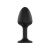 Dorcel Geisha Plug Diamond XL - fehér köves anál dildó (fekete)
