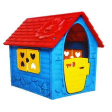 Dorex műanyag Játszóház - Állatok #kék-piros (BBJ) kerti játszóház