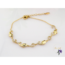  Dóri antiallergén delfines karlánc cirkónia kövekkel-18K karkötő