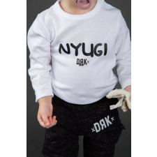  Dorko DRK &quot;Nyugi&quot; mintával nyomott hosszú ujjú baba body kombidressz, body