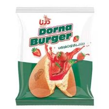 Dorna Burger töltött palacsinta 40g eper ízű csokoládé és édesség