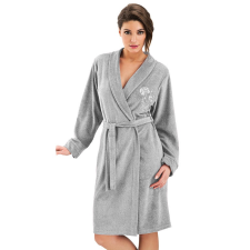 Dorota Hannah női frottír fürdőköpeny, szürke M női köntös