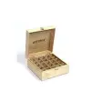 doTERRA Logo Engraved Fa Doboz (25 db 15 ml-es olajhoz)