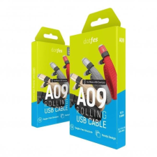 Dotfes A09M micro USB arany prémium Self-Rolling adatkábel 2A mobiltelefon kellék