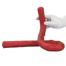  Double Gode Dragon Rope – prémium, piros dupla vibrátor műpénisz, dildó