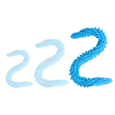 DoublePlayz Scolop Double Dildo – prémium kék dupla szexuális segédeszköz műpénisz, dildó