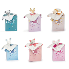 Doudou ajándék készlet - mini plüss állatka 20 cm plüssfigura