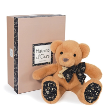 Doudou d'ours világosbarna plüssmackó 25 cm plüssfigura