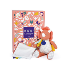 Doudou et Compagnie Paris Doudou Ajándék készlet - dinoszaurusz babával 25 cm készségfejlesztő