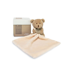 Doudou et Compagnie Paris Doudou Ajándék készlet - mackó szundikendővel 10cm készségfejlesztő