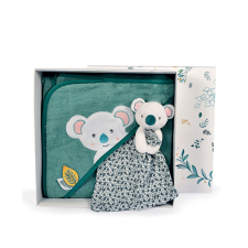 Doudou et Compagnie Paris Doudou Ajándék készlet - plüss koala törölközővel készségfejlesztő