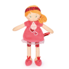 Doudou Jolijou Paris Doudou Jolijou játék baba Doll LES PIPELLETTES 25 cm 1 db piros