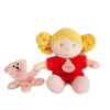 Doudou Jolijou Paris Doudou Jolijou játék baba Miss Coral 21 cm