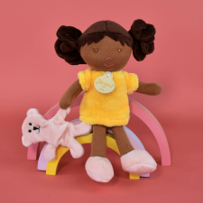Doudou Jolijou Paris Doudou Jolijou játék baba Miss Vanilla 21 cm baba