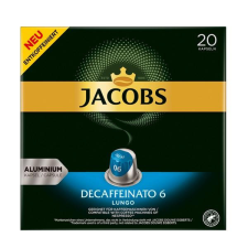 Douwe Egberts Jacobs Lungo 6 Decaffeinato koffeinmentes 20db kávékapszula kávé