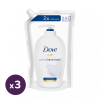 DOVE Deeply Nourishing folyékony szappan utántöltő 3x500 ml