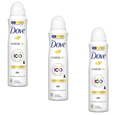 DOVE Dove Dezodor Invisible Dry 3x150ml dezodor