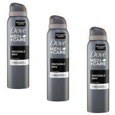 DOVE Dove Férfi Dezodor Invisible Dry 3x150ml dezodor