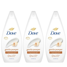 DOVE Gentle Pamper Krémtusfürdő 3x720ml tusfürdők