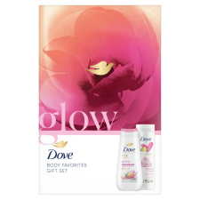 DOVE Glow Ajándékcsomag - Tusfürdő + Testápoló kozmetikai ajándékcsomag