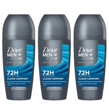 DOVE Men+Care Clean Comfort Izzadásgátló 3x50ml dezodor