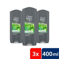 DOVE Men + Care Extra Fresh tusfürdő (3x400 ml) tusfürdők