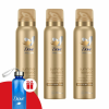 DOVE Summer Revived Önbarnító Hab közepes - sötét árnyalatú bőrre 3x150ml + Ajándék Dove Kulacs