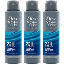 DOVE Triopack Men+Care Clean Comfort 150 ml dezodor