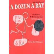 Dozen a Day Book 3 + CD – Edna Mae Burnam idegen nyelvű könyv