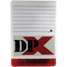 DPX 128 kültéri akkumulátoros hang- és fényjelző biztonságtechnikai eszköz
