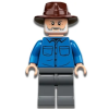  Dr. Alan Grant jurassic world lego figura - Blue Shirt
